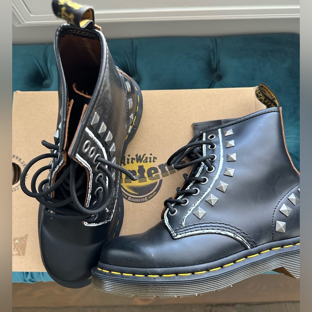 Brand new 1460 stud Doc Martens. Never worn. In box